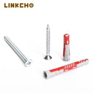 링크초 듀오 파워 피셔 드라이월 앵커 확장 튜브 벽 및 솔리드 벽용 셀프 태핑 스크류 볼트 고정 도구