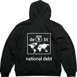 [골드스마일]기모후드집업 뒷면 국가부채 금융용어그림 다양한색상 전사이즈