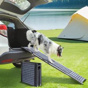 자동차용 63인치 롱 도그 램프 대형 애완동물용 접이식 트럭용 휴대용 미끄럼 방지 러그 표면이 있는