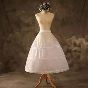 페티코트 한복 속치마 3단 웨딩드레스 스커트 패치