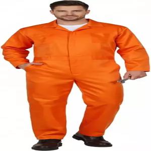 남성 작업용 UQJE 커버롤 네이비 블루 성인 점프수트 할로윈 코스튬