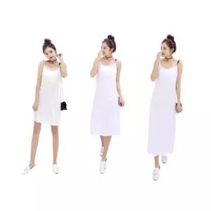 숏 미들 롱 모달나시원피스 이너 화이트 블랙 나시 슬립 여름