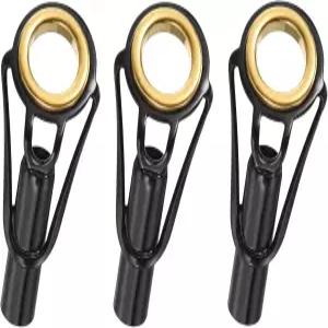 PATIKIL 낚싯대 팁 수리 키트 스테인리스 스틸 링 가이드 소금물 민물 낚시용