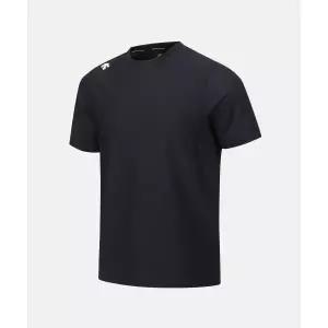 매장정품 DESCENTE 데상트 트레이닝 오버핏 반팔 커버업 블랙(SQ211TTS43) SQ211TTS43_BLK0 1132724