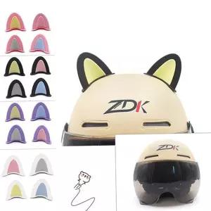 헬멧장식 오토바이 고양이귀 세트 악세서리 바이크