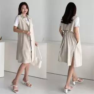 위쉬몰 BN 옆트임카라린넨베스트(G738H206) 빅사이즈 (8710681A) 1122407