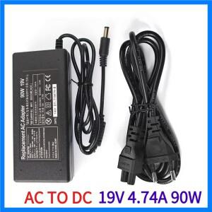 ASUS Toshiba/Lenovo 어댑터 A46C X43B A8J K52 U1 U3 S5 W3 W7 Z3 노트북 용 AC-DC 19V 4.74A 90W AC 노트