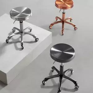 빈티지 바텐체어 스탠드 의자 A 이동식 바퀴