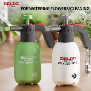DELIXI 전기 핸드 펌프 분무기 2L 다용도 압력 정원 안전 밸브 조절 노즐 잔디