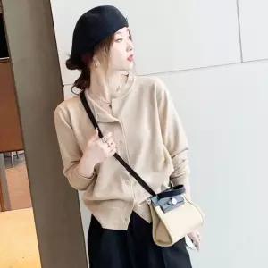 베이직 가디건 데일리 1004521 파피노 간절기 겨울 울 니트