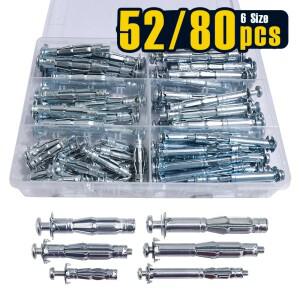 볼트 모음 키트 건식 벽체 시트락 및 벽 OR 천장에 패널을 고정하는 데 한  앵커모음 키트