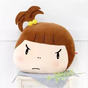 요하 봉제 얼굴쿠션(40cm) 캐릭터 장식용 인테리어 표정 귀여운 선물용