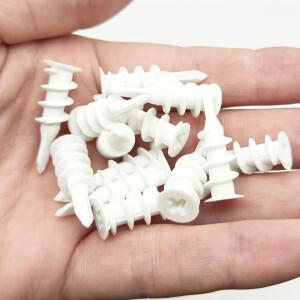 20-100 PCS 자체 드릴링 플라스틱 건식 벽체 앵커 핀 키트 및 설치