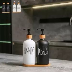 공병 유리 펌프 3종세트 리필용기 샴푸공병 세제소분 용기