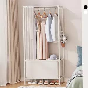 행거 드레스룸 간이옷장 수납행거 조립식 수납 침실 소형