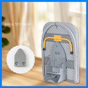 접이식 데스크탑 다리미판, 스탠드가 있는 벽걸이형 강철 메쉬, 공간 절약, 편리한 세탁 후크