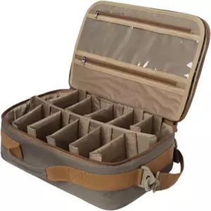 메쉬 포켓이 있는 우수리스 플라이 낚시 릴 케이스 맞춤형 보관용 및 기어백