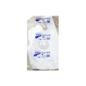 손잡이 비닐봉투 유백색 대33X38cm 70매X10개업소용 포장 시장 일회용 마트 소형 배달 쓰레기 봉지