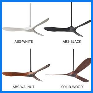 모던 북유럽 레트로 스타일 고풍량 천장 선풍기 (리모컨 포함) - 거실 및 다이닝룸 무등 펜던트 조명용
