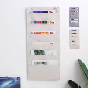 수납포켓 벽걸이 주머니 정리함 악세서리 다용도 6단