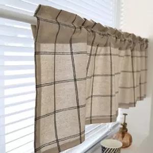 주방 거실 욕실 작은 창문 가리개 가림막 바란스 실커튼 린넨