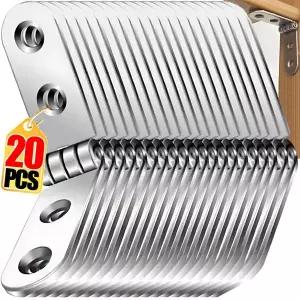 호환  180도 접이식 둥근 모서리 힌지 플랩 나사식 힌지 재봉틀 캐비닛 침대 프레임 경첩 가구 하드웨어