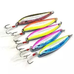 씨타임 컬러풀스푼14g 홀로그램틴셀 낚시 배스 루어