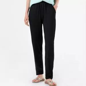 GAA M190 여자쿨스판9부일자바지 와이드 슬랙스 본딩 밴딩팬츠 남자 여성의류 청바지 팬츠 바지 여성 일자