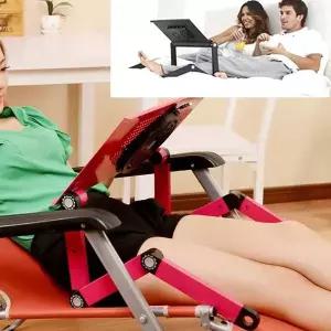 노트북 714OZK34 접이식 누워서 받침대 쿨링 책상 거치대 패드