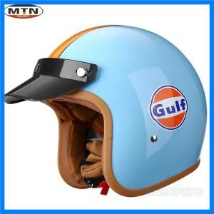 새로 출시된 빈티지 오토바이 헬멧 DOT 인증 합성 가죽 3/4 헬멧 제트 마스크 헬멧 508