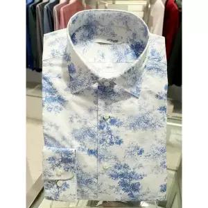 갤러리아 26년 봄여름  일반핏 수입 면 패턴 캐쥬얼 긴팔와이셔츠(SE6SM11LS518S