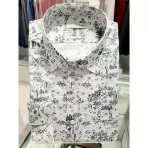 갤러리아 26년 봄여름  일반핏 수입 면 패턴 캐쥬얼 긴팔와이셔츠(SE6SM11LS519S