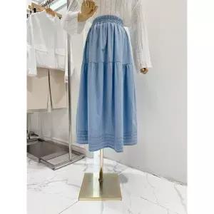 갤러리아 [ab.f.z]밴딩 데님 롱 스커트(ATA2ZS31D)