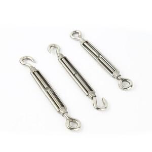 턴버클 볼트 후크 리깅 아이 스크류 와이어 로프 텐셔닝 강화제 타이트 커넥터 M4M5M6M8 304SS