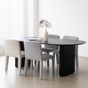 북유럽 디자이너 가정용 레스토랑 등받이 인플루언서 럭셔리 적풍 모던 식탁 의자