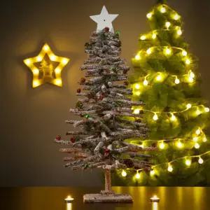 스노우 선물상자 원목 트리(3798) 우드 나무 크리스마스 성탄절 장식용 인테리어