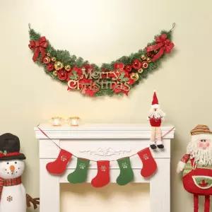 140cm 미라클 크리스마스 가랜드(스카치)벽장식 연말 겨울 성탄절 가렌드 가랜드