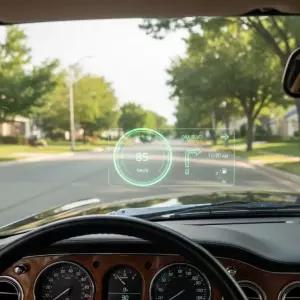 HUD 헤드업 디스플레이 반사필름 차량용 네비 미러링