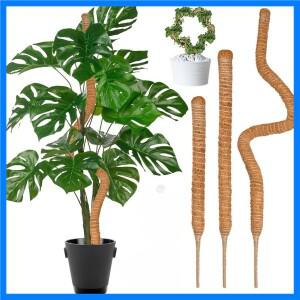 30-100cm 구부릴 수 있는 식물 등반 지지대 이끼 코이어 폴 실내 몬스테라 연장