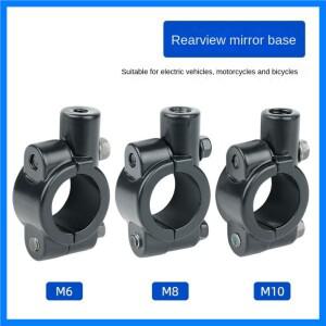 오토바이 미러 마운트 거치대 브래킷 클램프 수정된 액세서리 10mm 8mm 6mm, M6 M8 M10, 1 PC