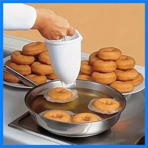 사용하기 쉬운 도넛 메이커 - 베이킹용 수동 프레스, 가정 및 레스토랑 사용에 적합, 착유기