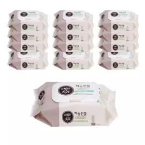 일회용 캡형 티슈 100매 12개 세트 위생 관리 안전 사용