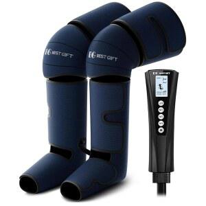 아빠 엄마 남성을 위한 선물 크리스마스 어머니의 날, 아버지의 발, 다리, 종아리, 허벅지, 무릎에 열을 주는 공기 압박 마사지기, 정맥류, 근육 피로, 경련, , 부종에 도움이 됩니다