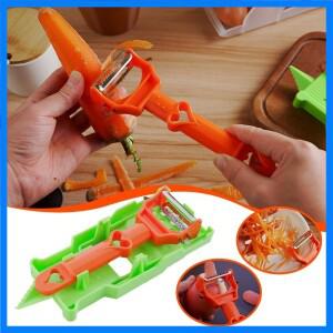 다기능 과일 야채 필러 다중 모양의 줄리엔 스트립 만들기 스테인레스 스틸 청소하기 쉬운 주방 필링 도구