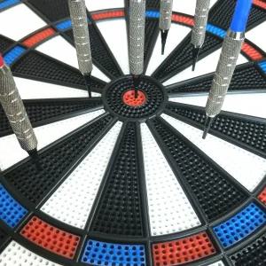 전자 다트판 전자 게임용 6개 센서 다트 보드 다트 실내 다트 보드