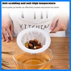 재사용 가능한 나일론 초미세 필터 메쉬 여과기, 스푼 체, 두유 주스 커피 식품 주방 소쿠리, 80/200/450