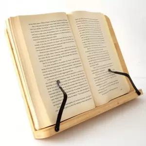 각도조절 원목 독서대 우드 북스탠드 휴대용