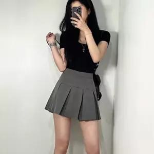 하이틴 플리츠 테니스 미니 스커트 주름 치마 [2color 여성 발레코어 페미닌 룩 하이웨스트 여자 A라인]