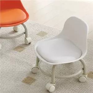 허리편한 청소의자 등받이형 이동식 바퀴 의자 작업 등받이  좌식 바퀴달린