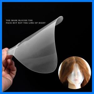 이발사 투명 플라스틱 헤어 스프레이 페이스 쉴드 컷 패드 살롱 드레싱 방수 아이즈 보호